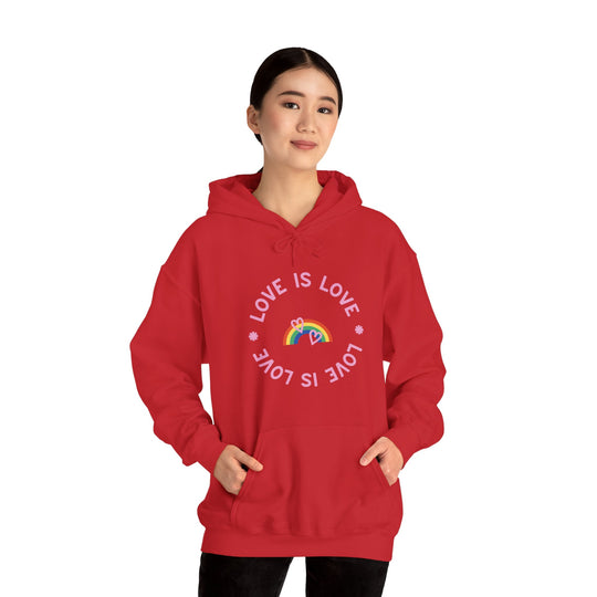Love is Love Rainbow Unisex Heavy Blend™ Hooded Sweatshirt