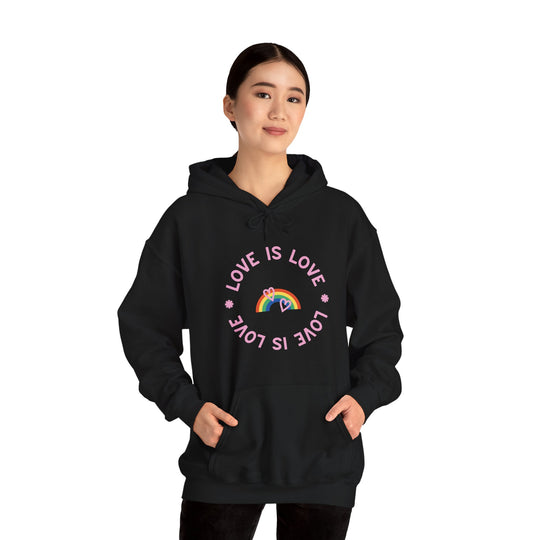 Love is Love Rainbow Unisex Heavy Blend™ Hooded Sweatshirt