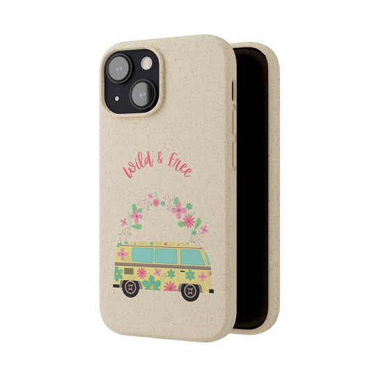 Wild and Free VW Bus Biodegradable Case