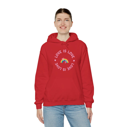 Love is Love Rainbow Unisex Heavy Blend™ Hooded Sweatshirt