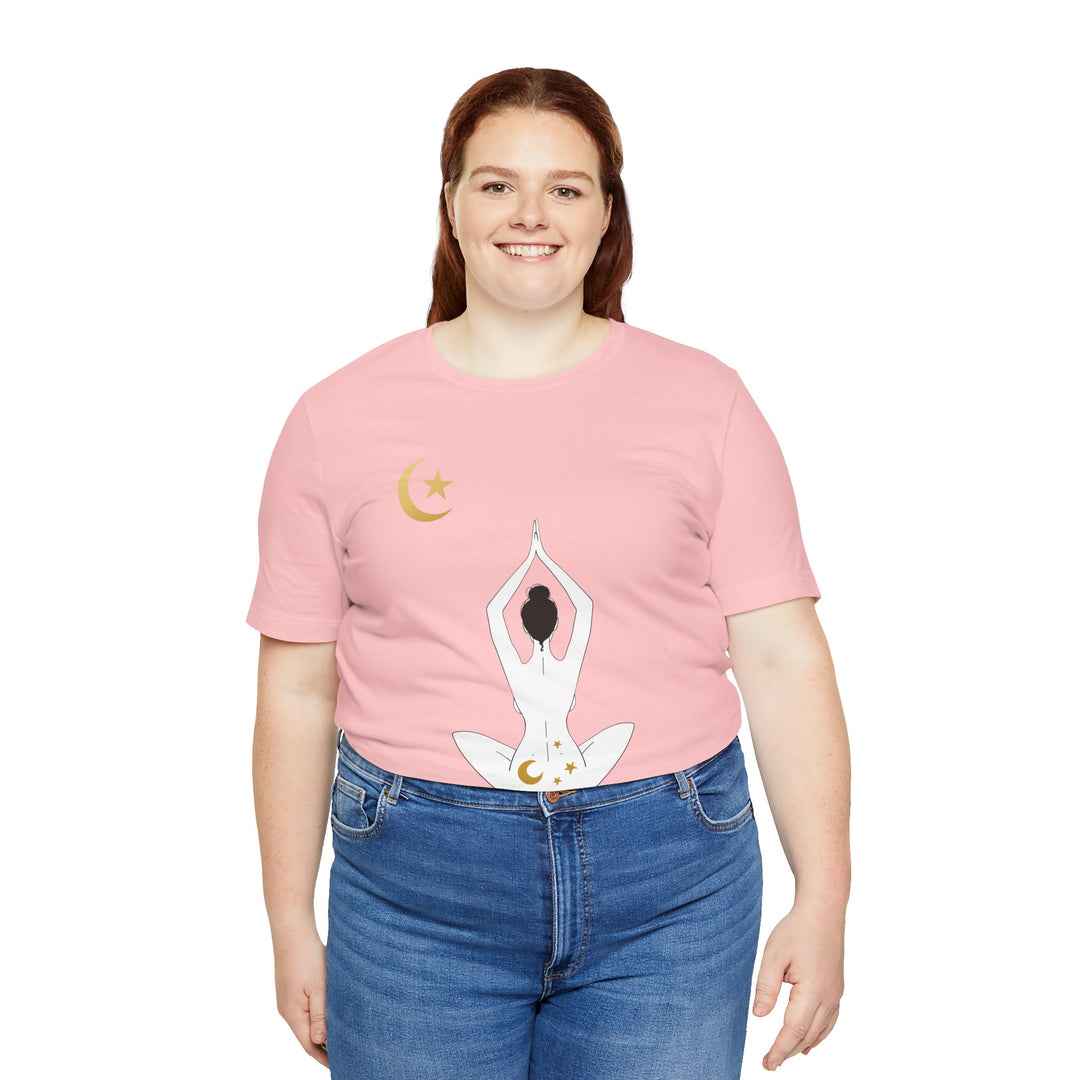 Just Breathe Moon Unisex Jersey Short Sleeve Tee