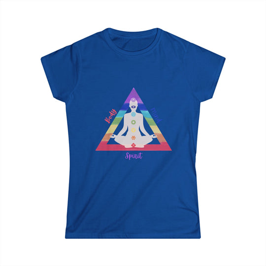 Triangle Connect Body, Mind, Spirit Women's Softstyle Tee