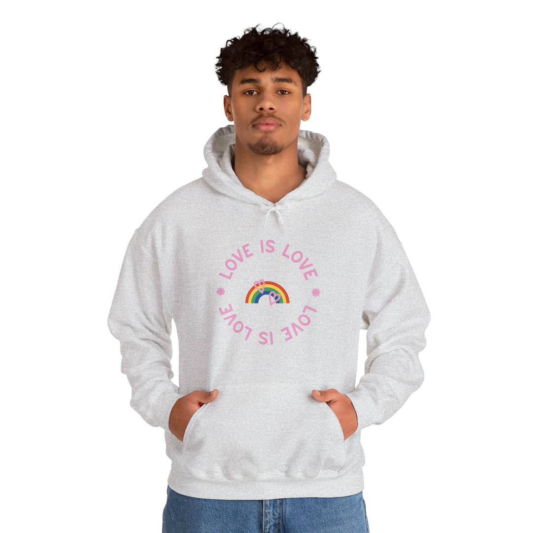 Love is Love Rainbow Unisex Heavy Blend™ Hooded Sweatshirt
