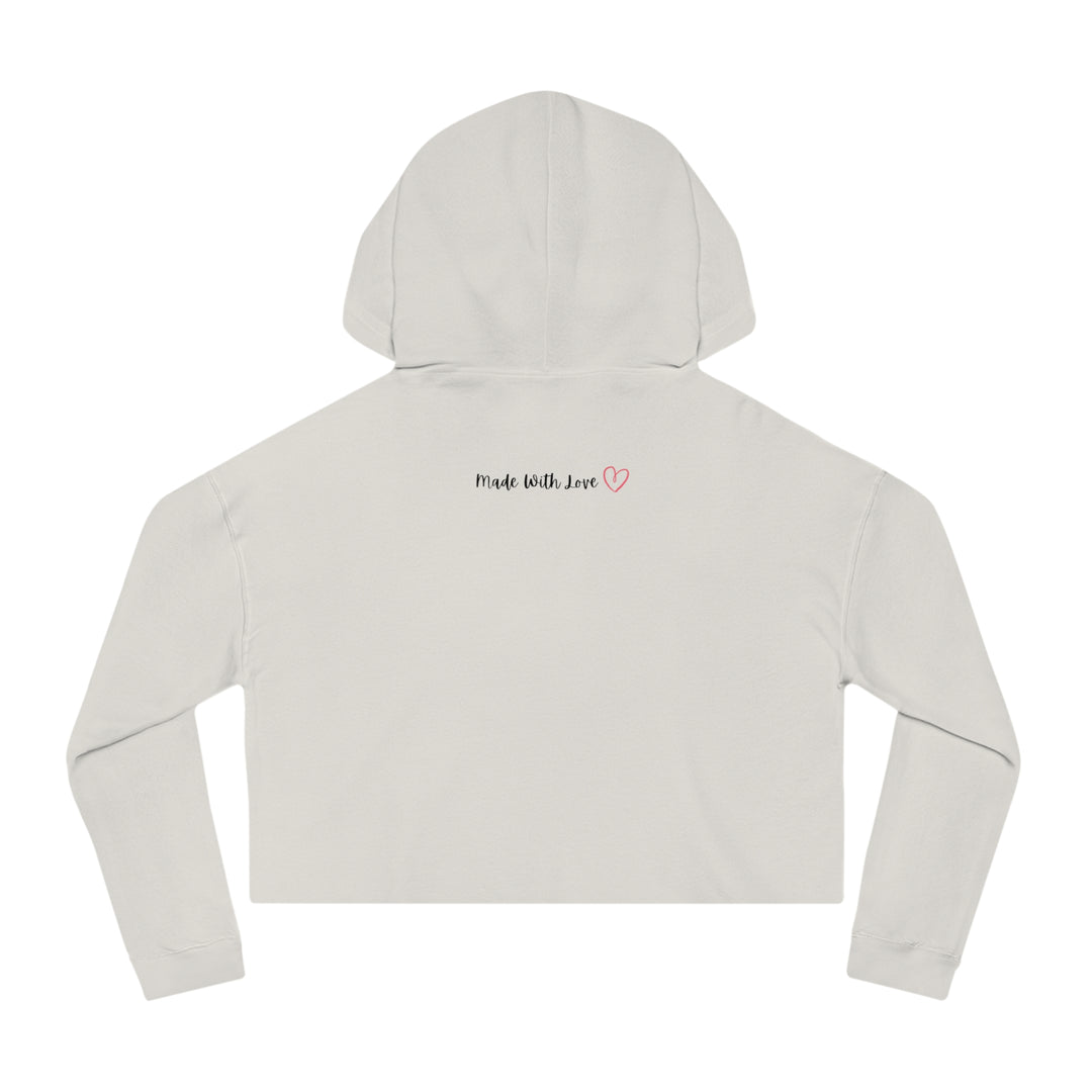 Just Fucking Breathe Women’s Cropped Hooded Sweatshirt