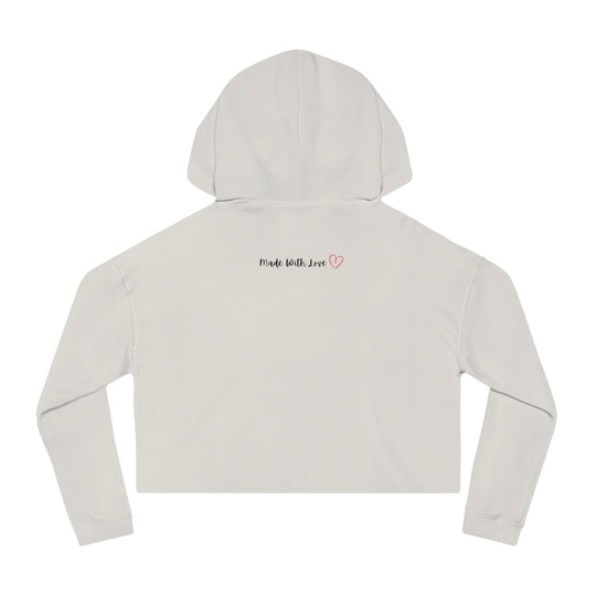 Just Fucking Breathe Women’s Cropped Hooded Sweatshirt