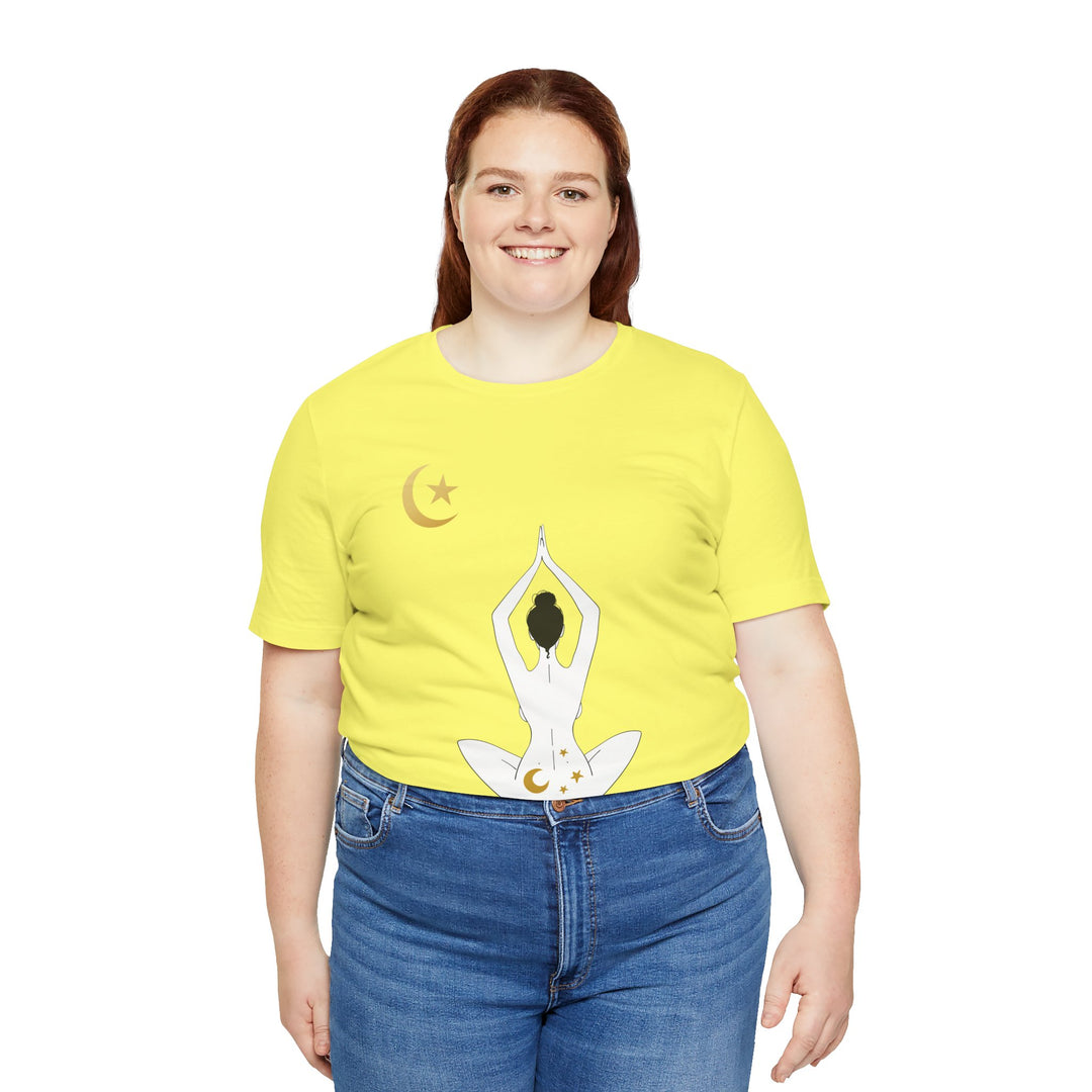Just Breathe Moon Unisex Jersey Short Sleeve Tee