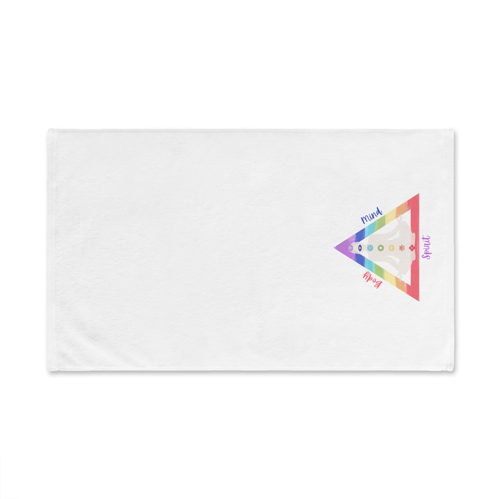 Triangle Connect Body Mind Spirit Chakra Spa Hand/Foot Towel