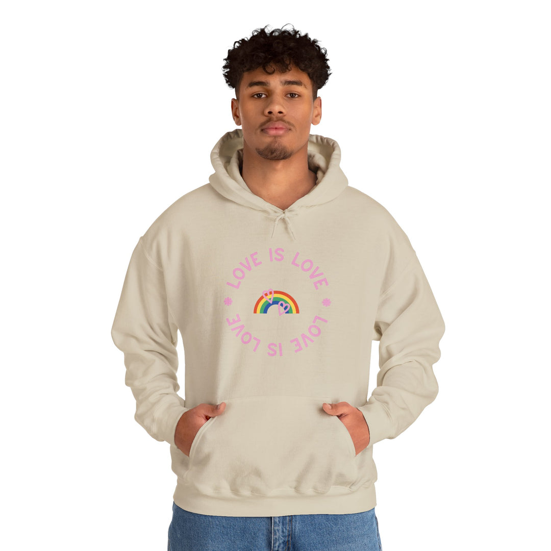 Love is Love Rainbow Unisex Heavy Blend™ Hooded Sweatshirt