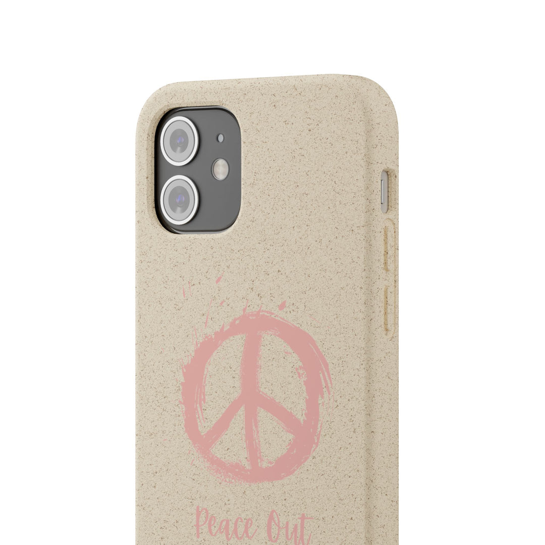 Peace Out Biodegradable Case