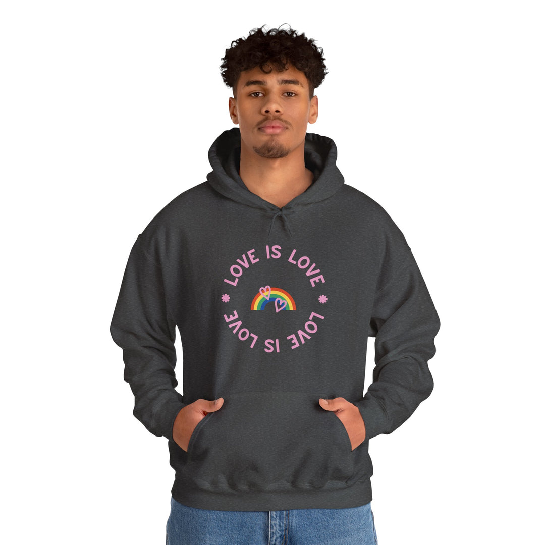 Love is Love Rainbow Unisex Heavy Blend™ Hooded Sweatshirt