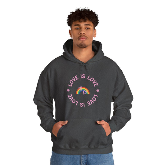 Love is Love Rainbow Unisex Heavy Blend™ Hooded Sweatshirt