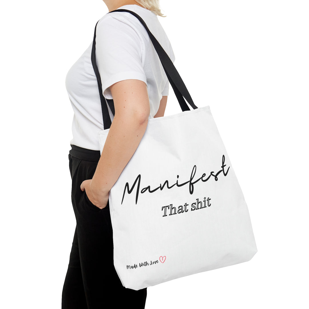 Manifest That Shit AOP Tote Bag