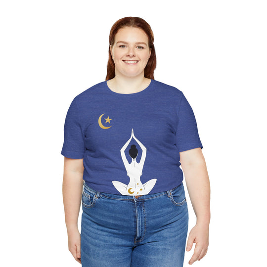 Just Breathe Moon Unisex Jersey Short Sleeve Tee
