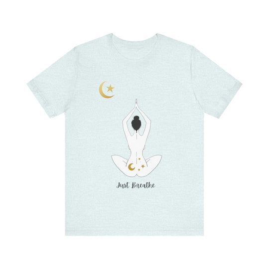 Just Breathe Moon Unisex Jersey Short Sleeve Tee