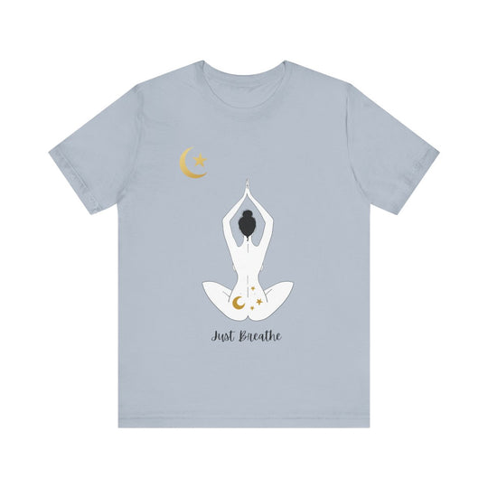 Just Breathe Moon Unisex Jersey Short Sleeve Tee