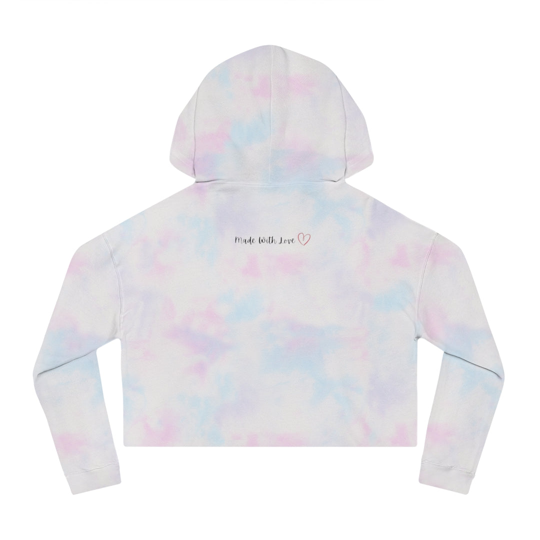 Just Fucking Breathe Women’s Cropped Hooded Sweatshirt