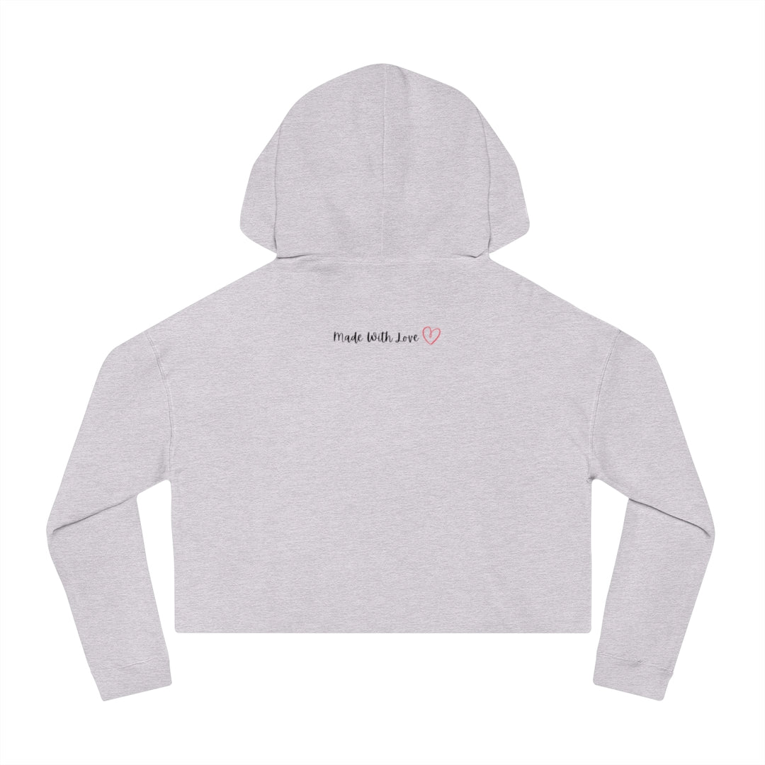 Just Fucking Breathe Women’s Cropped Hooded Sweatshirt