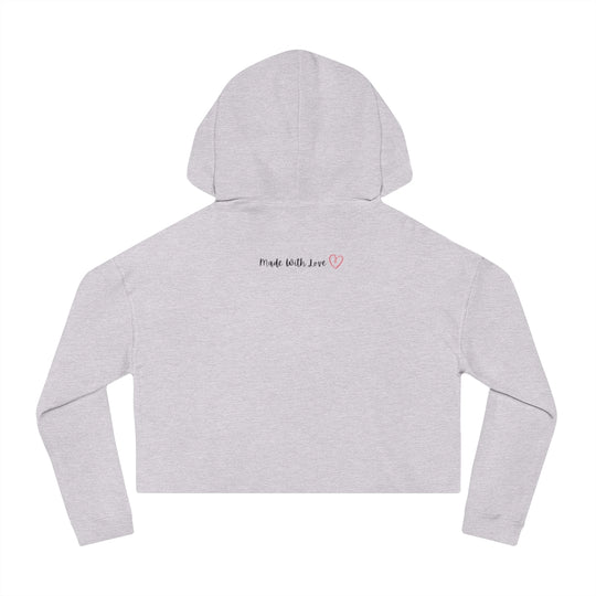 Just Fucking Breathe Women’s Cropped Hooded Sweatshirt
