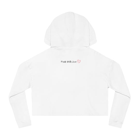 Just Fucking Breathe Women’s Cropped Hooded Sweatshirt