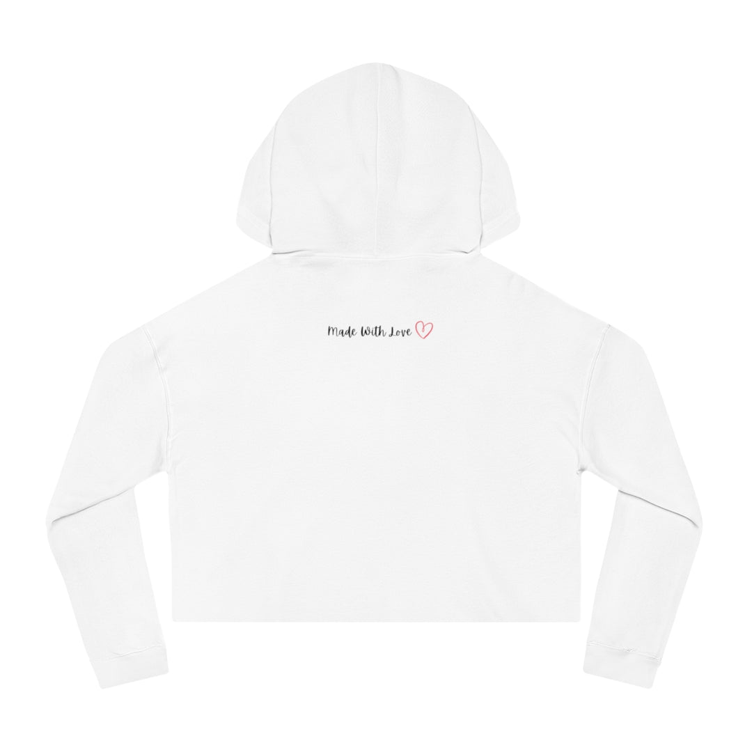 Just Fucking Breathe Women’s Cropped Hooded Sweatshirt