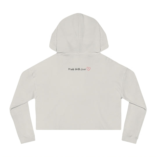 Just Fucking Breathe Women’s Cropped Hooded Sweatshirt