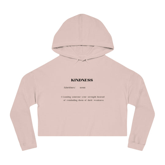 Kindness Women’s Cropped Hooded Sweatshirt