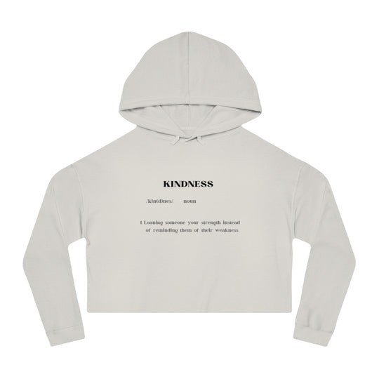 Kindness Women’s Cropped Hooded Sweatshirt