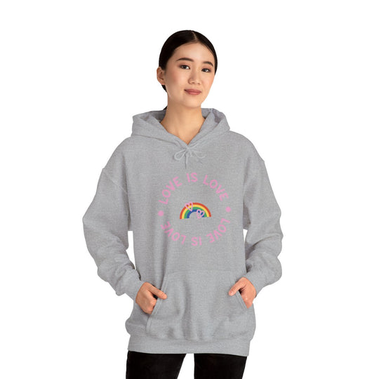 Love is Love Rainbow Unisex Heavy Blend™ Hooded Sweatshirt