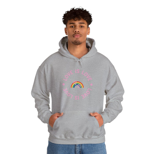 Love is Love Rainbow Unisex Heavy Blend™ Hooded Sweatshirt
