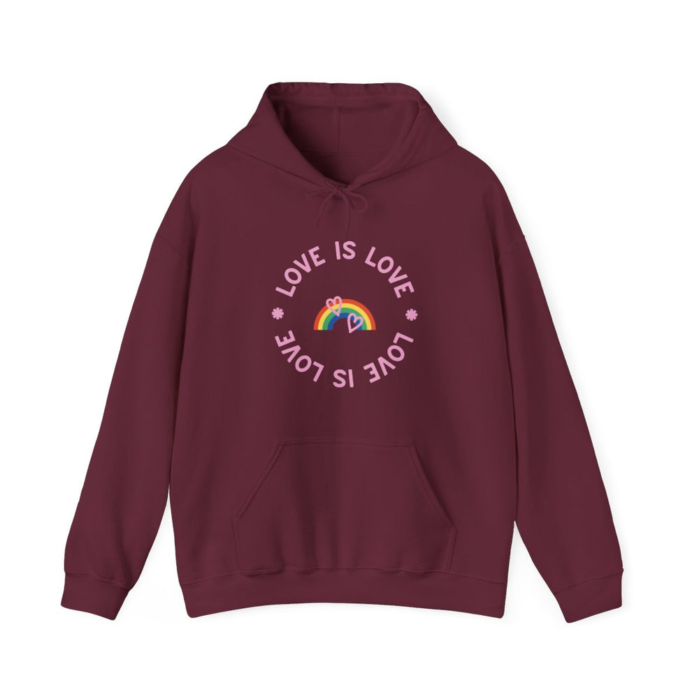 Love is Love Rainbow Unisex Heavy Blend™ Hooded Sweatshirt