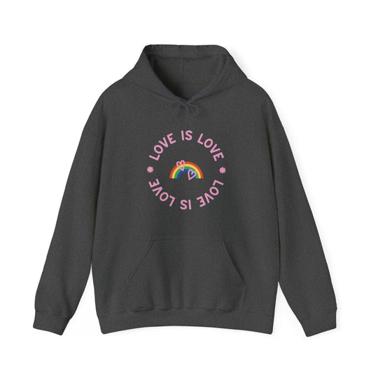 Love is Love Rainbow Unisex Heavy Blend™ Hooded Sweatshirt