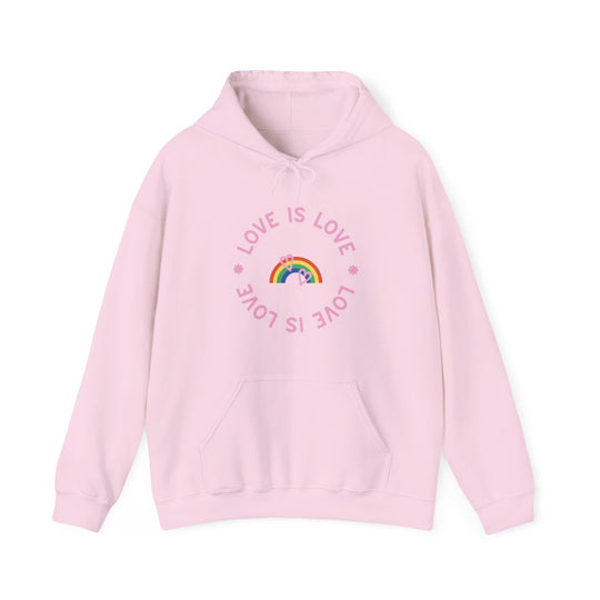Love is Love Rainbow Unisex Heavy Blend™ Hooded Sweatshirt