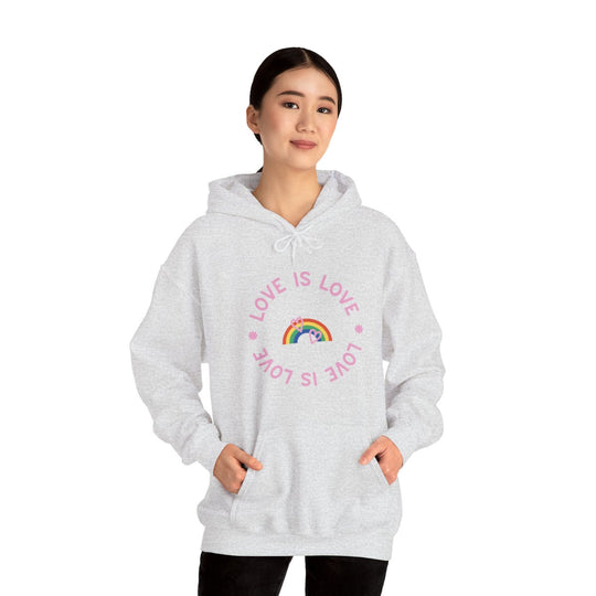 Love is Love Rainbow Unisex Heavy Blend™ Hooded Sweatshirt