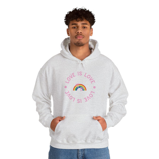 Love is Love Rainbow Unisex Heavy Blend™ Hooded Sweatshirt