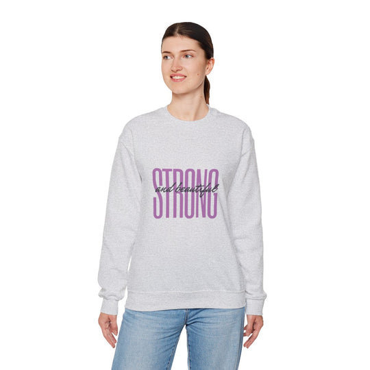 STRONG and Beautiful Unisex Heavy Blend™ Crewneck Sweatshirt