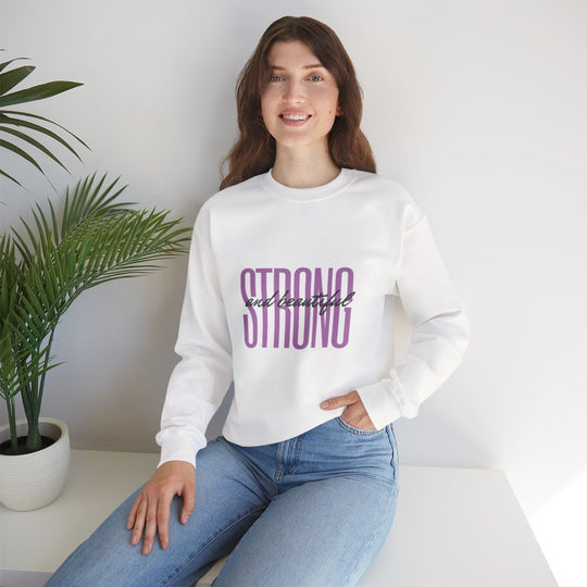 STRONG and Beautiful Unisex Heavy Blend™ Crewneck Sweatshirt