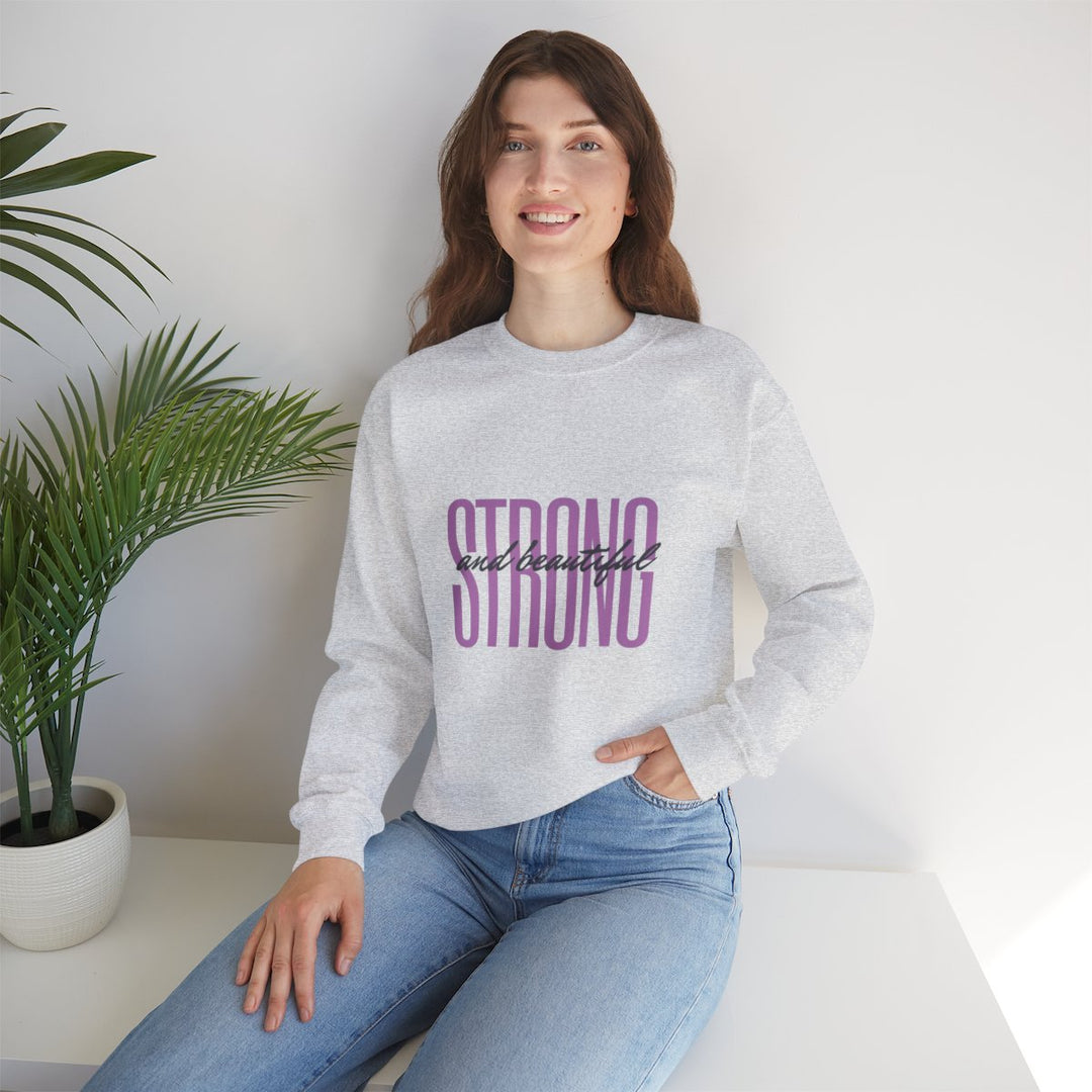 STRONG and Beautiful Unisex Heavy Blend™ Crewneck Sweatshirt